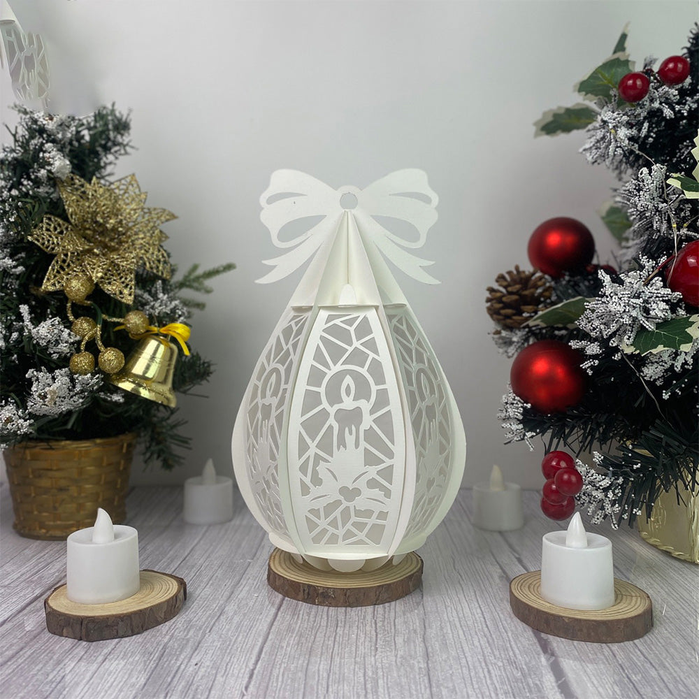 Candle – 3D Lantern SVG File for Cricut & Silhouette