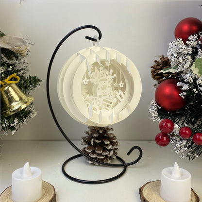 Xmas Reindeer – 3D Pop-Up Card SVG File for Cricut & Silhouette