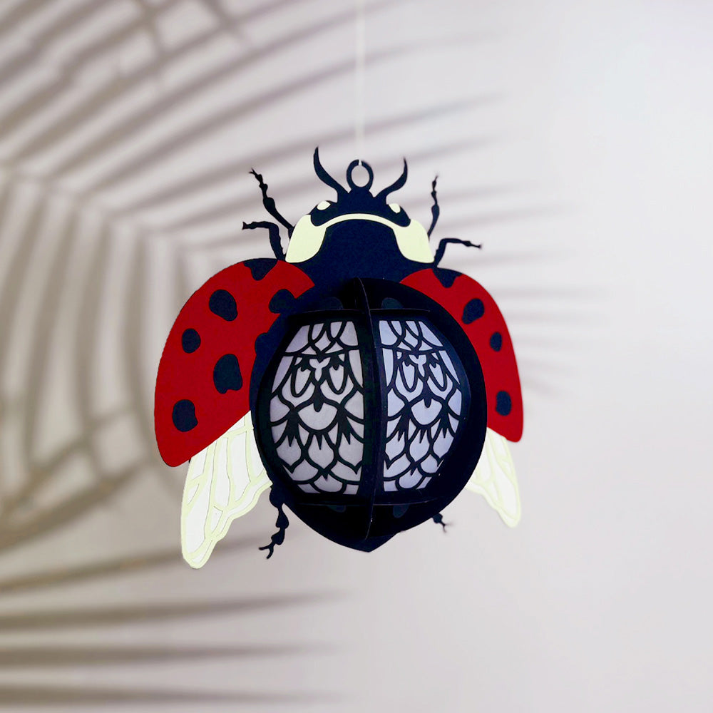 Ladybug - 3D Animal Paper Cut Lantern File  - Cricut File  - VEKTOR KRAFT