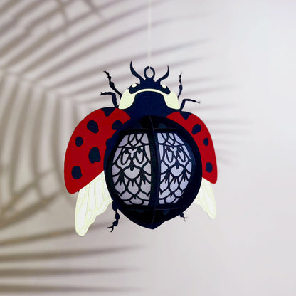 Ladybug - 3D Animal Paper Cut Lantern File  - Cricut File  - VEKTOR KRAFT
