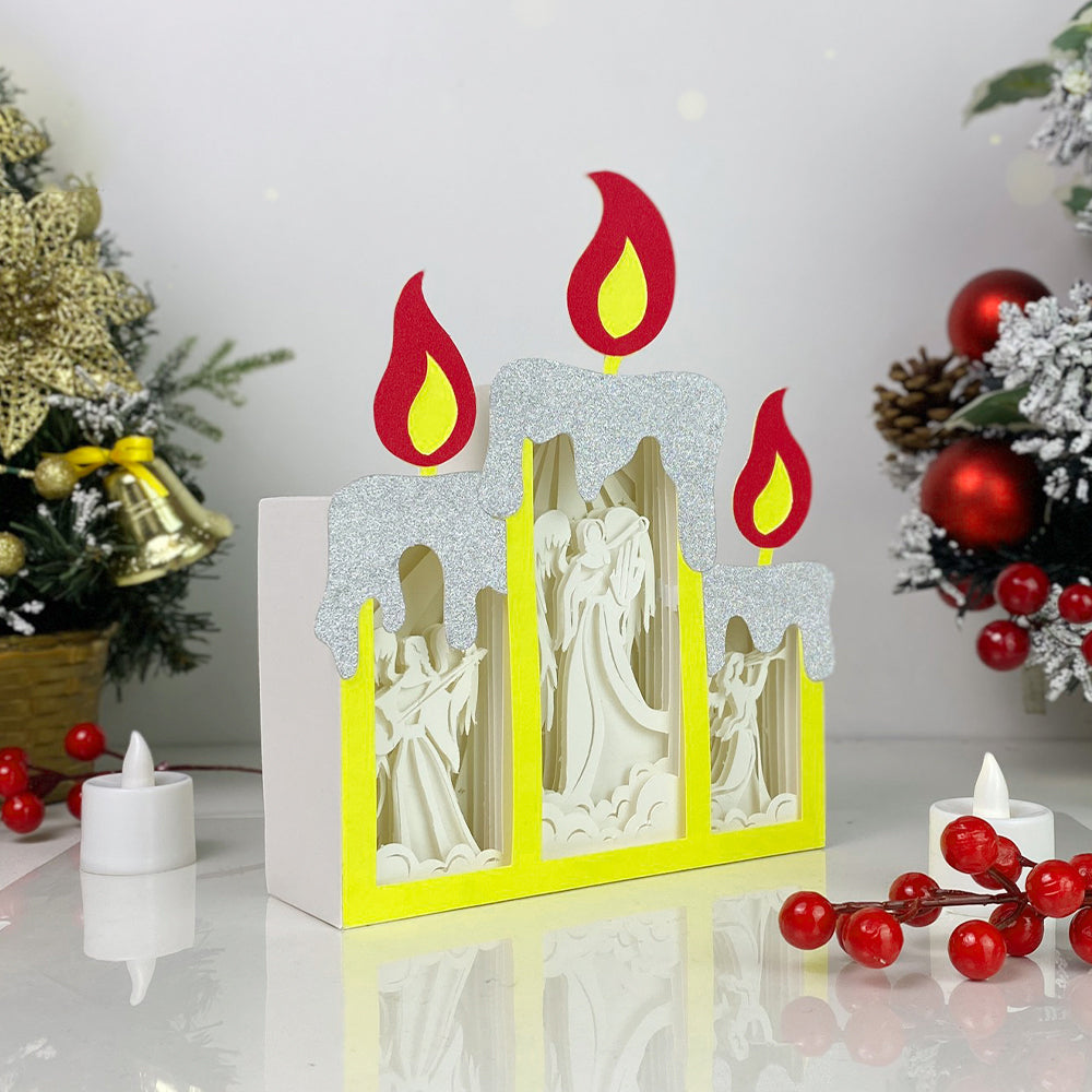 Angel – 3D Box SVG File for Cricut & Silhouette