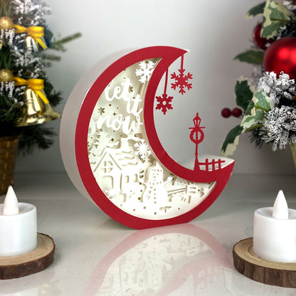 Christmas Snowman – 3D Box SVG File for Cricut & Silhouette