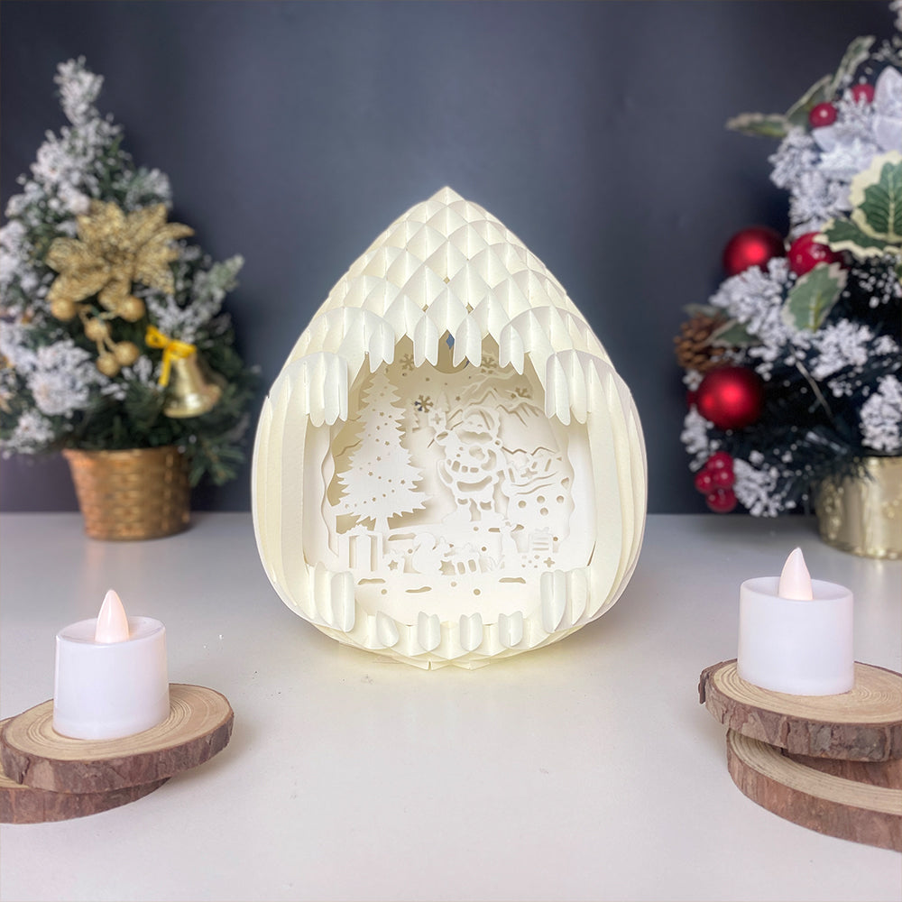 Santa – 3D Pop-Up Card SVG File for Cricut & Silhouette