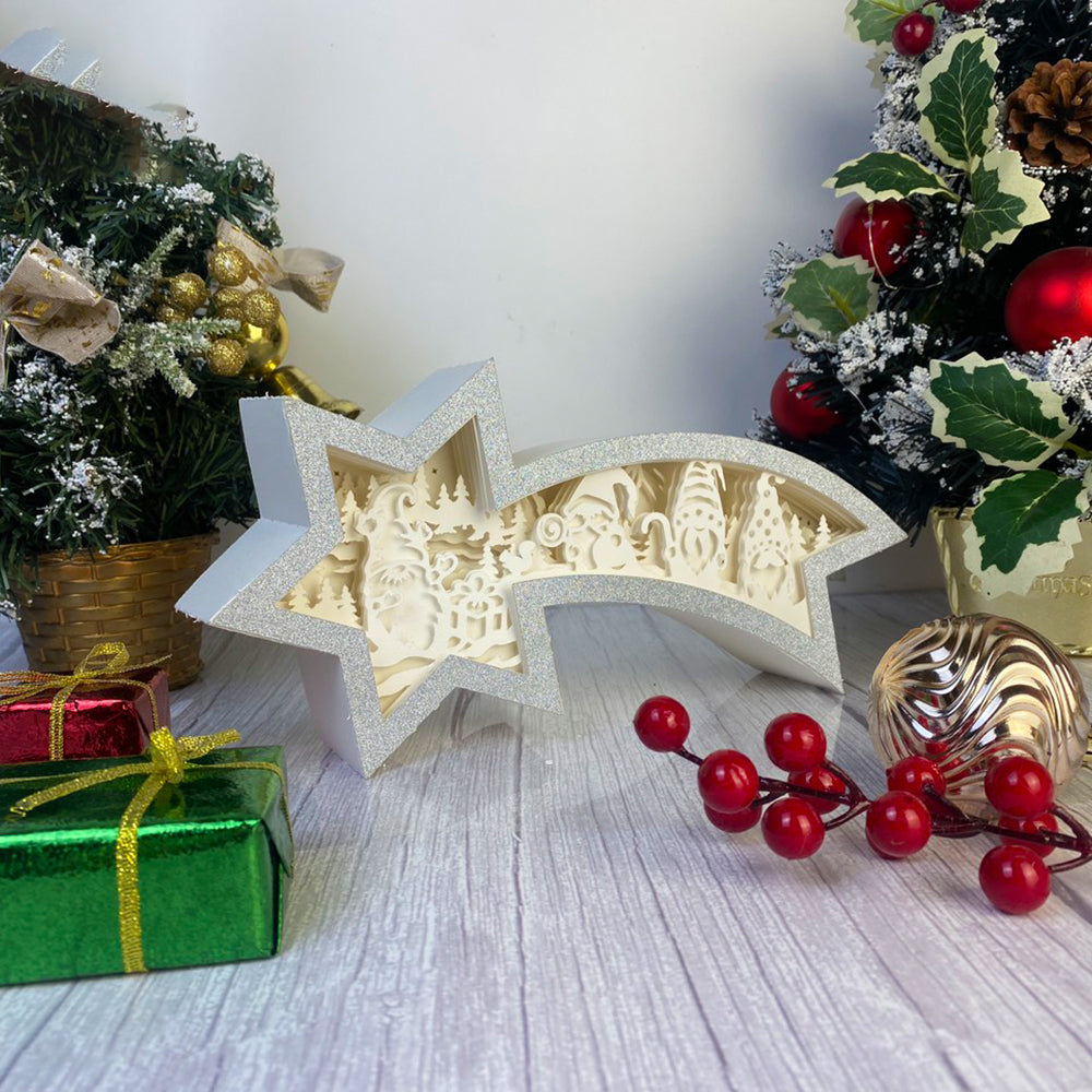 Christmas Gnome 2 – 3D Box SVG File for Cricut & Silhouette