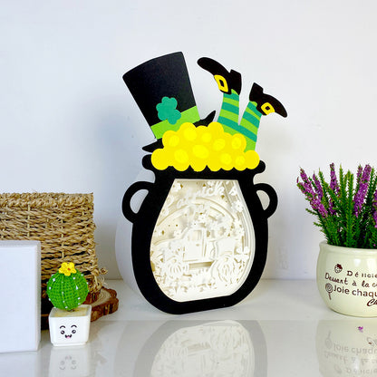 St.Patrick's Day 1 – 3D Lucky Pot Box File - Cricut File - VEKTOR KRAFT