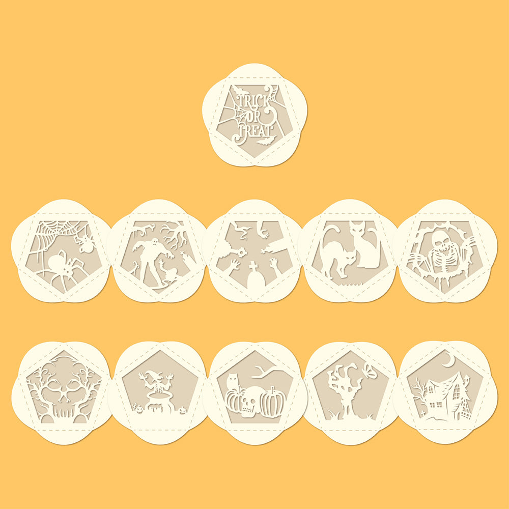 Halloween 4 – 3D Lantern SVG File for Cricut & Silhouette