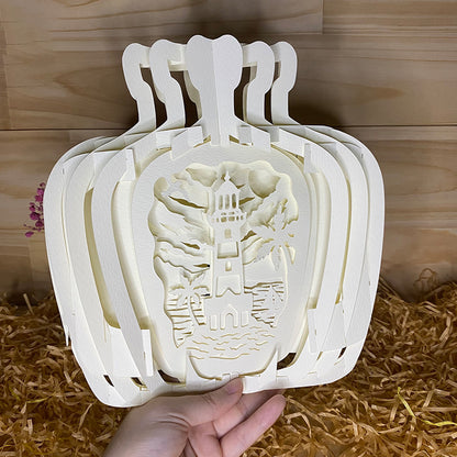 Lighthouse – 3D Pop-Up Card SVG File for Cricut & Silhouette