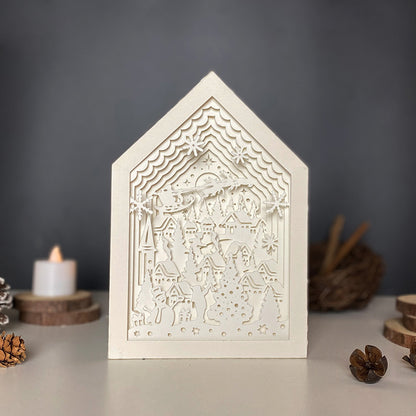 Merry Christmas 1 – 3D Box SVG File for Cricut & Silhouette