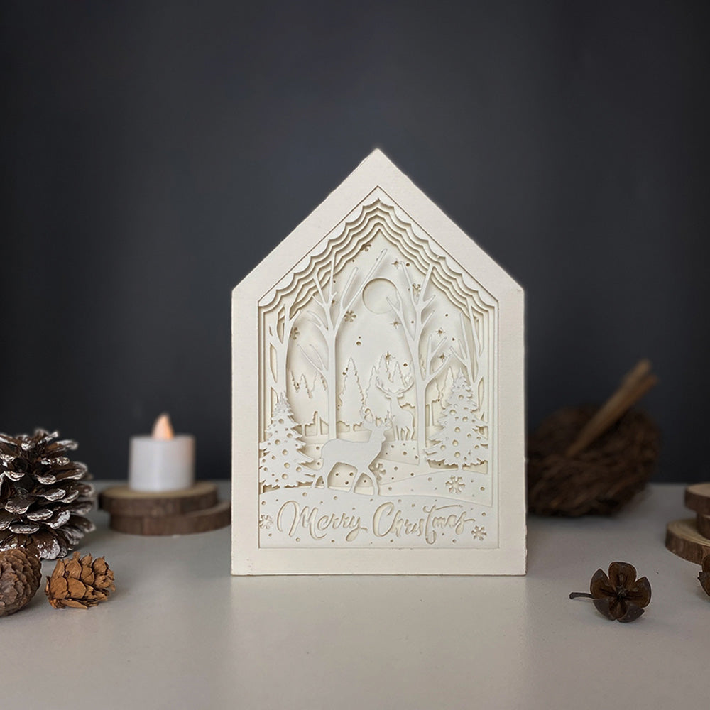 Merry Christmas 2 – 3D Box SVG File for Cricut & Silhouette