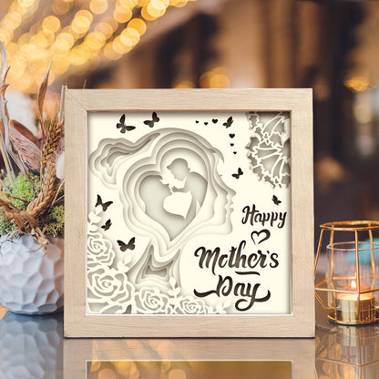 Happy Mothers Day 9 – 3D Shadow Box SVG File for Cricut & Silhouette