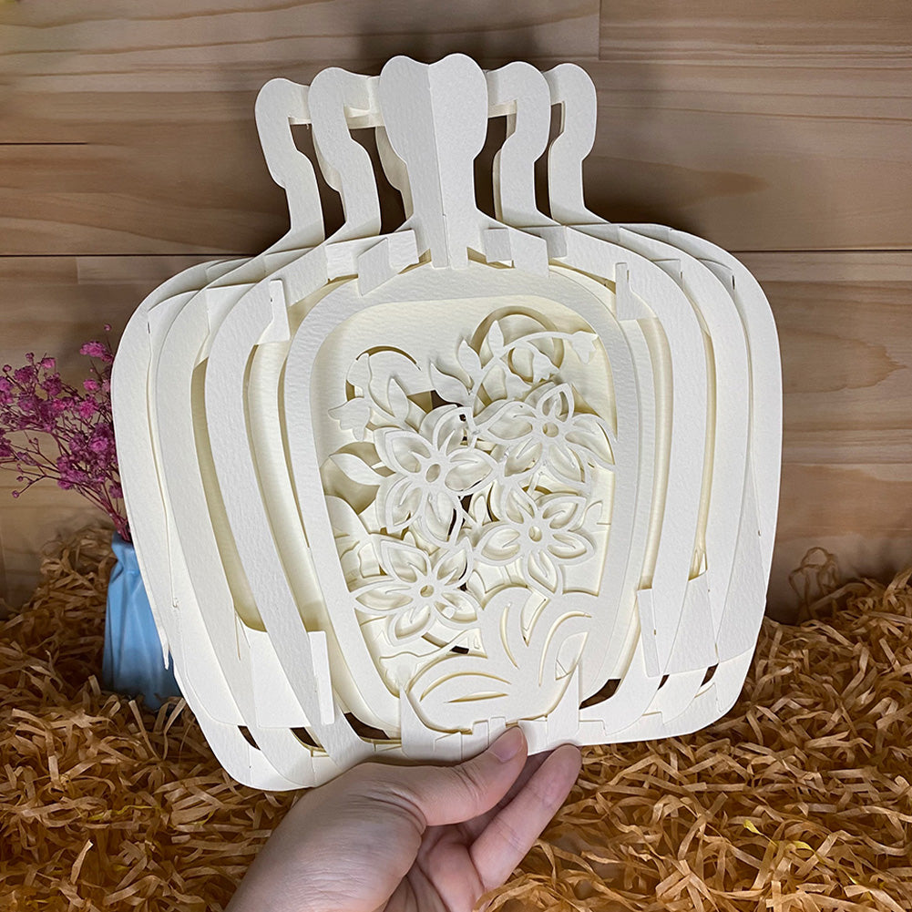 Flower – 3D Pop-Up Card SVG File for Cricut & Silhouette