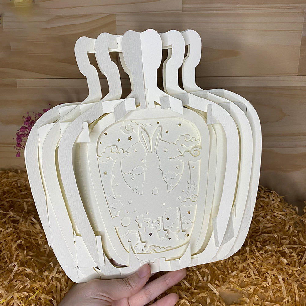 Rabbit – 3D Pop-Up Card SVG File for Cricut & Silhouette