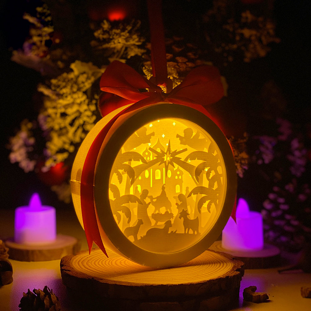 Nativity 1 – 3D Lantern SVG File for Cricut & Silhouette