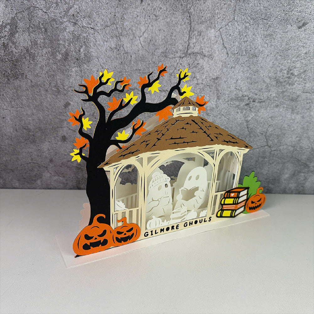 Gilmore Ghouls – 3D Pop-Up Card SVG File for Cricut & Silhouette
