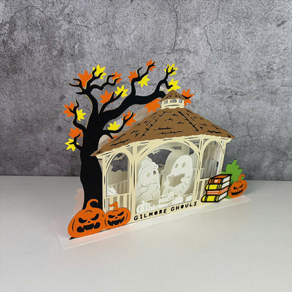 Gilmore Ghouls – 3D Pop-Up Card SVG File for Cricut & Silhouette