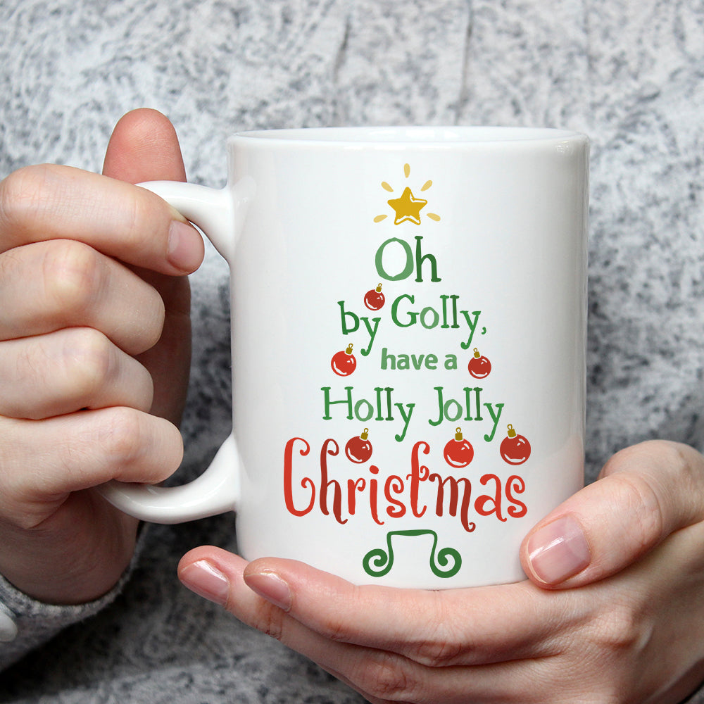 Oh By Golly Have A Holly Jolly Christmas - Christmas Cricut File - VEKTOR KRAFT