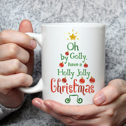 Oh By Golly Have A Holly Jolly Christmas - Christmas Cricut File - VEKTOR KRAFT