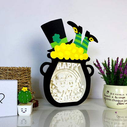 St.Patrick's Day 2 – 3D Lucky Pot Box File - Cricut File - VEKTOR KRAFT