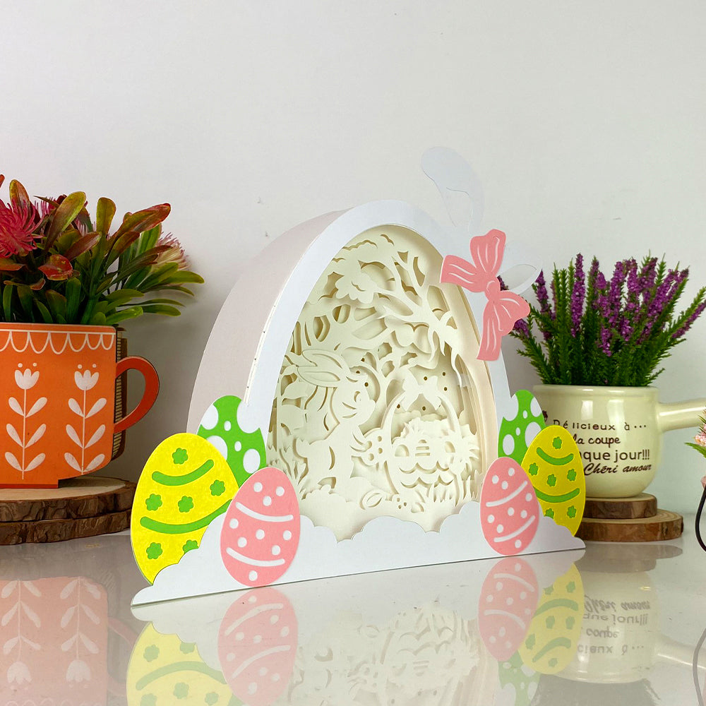 Bunny Easter 3 – 3D Eggs Box File - Cricut File - VEKTOR KRAFT