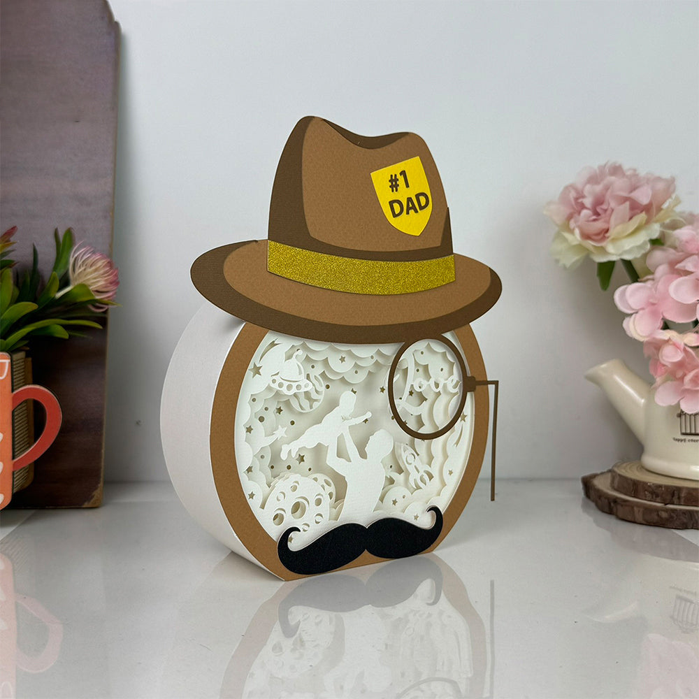 Father's Day – 3D Box SVG File for Cricut & Silhouette
