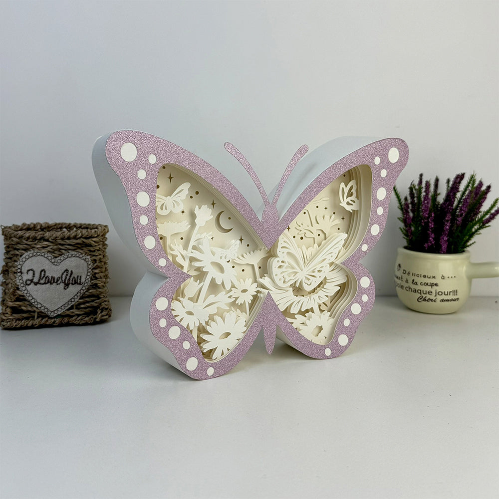 Butterfly 2 – 3D Box SVG File for Cricut & Silhouette