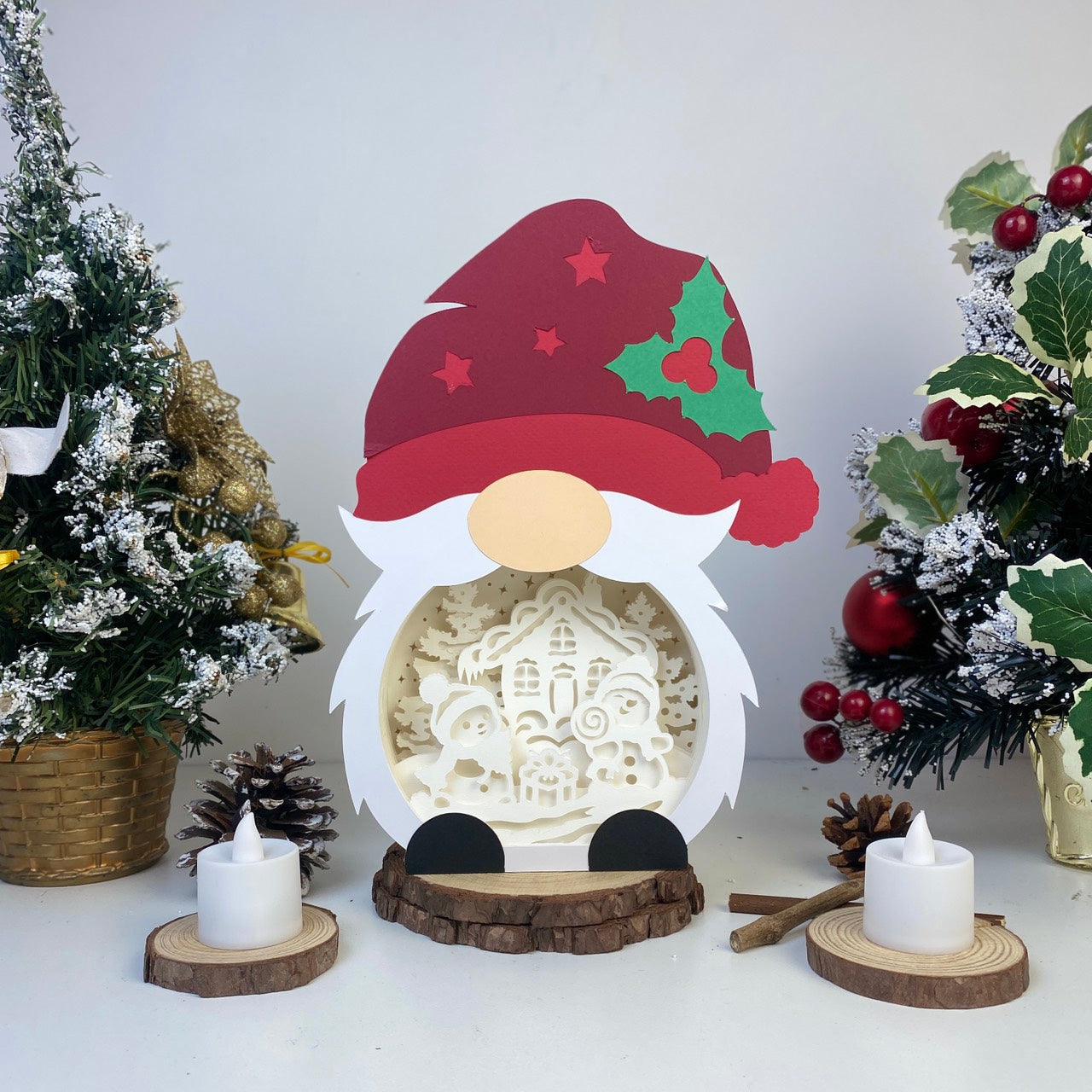 Christmas Snowman 2 – 3D Box SVG File for Cricut & Silhouette