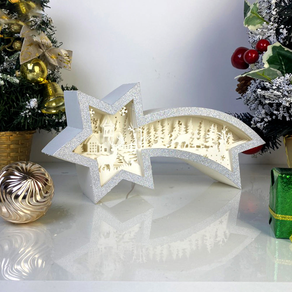 Christmas Deer 3 – 3D Box SVG File for Cricut & Silhouette