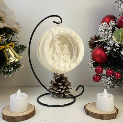 Christmas Gnome – 3D Pop-Up Card SVG File for Cricut & Silhouette