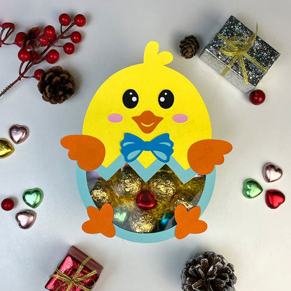 Easter Chick – 3D Box SVG File for Cricut & Silhouette