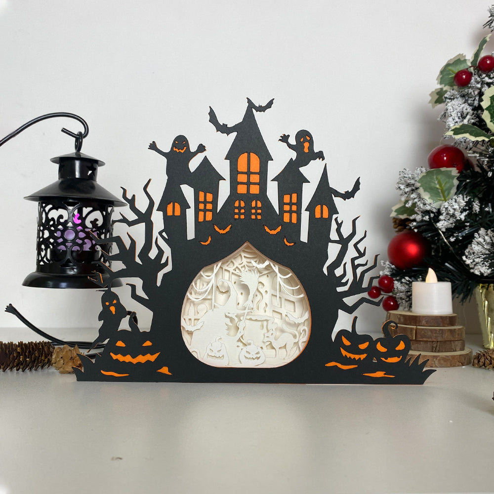 Witch – 3D Box SVG File for Cricut & Silhouette