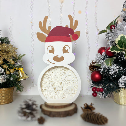 Christmas Gnome 2 – 3D Box SVG File for Cricut & Silhouette