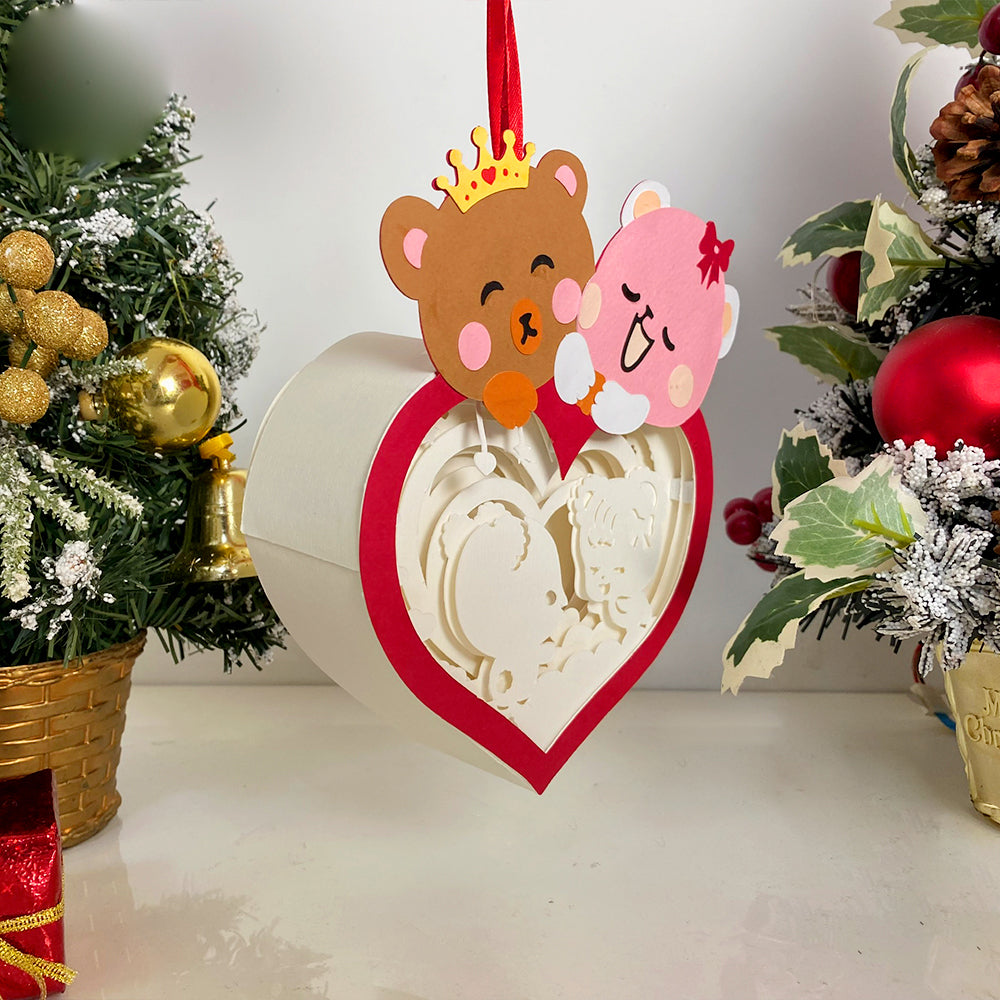 Bear – 3D Lantern SVG File for Cricut & Silhouette
