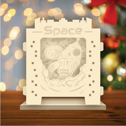 Rocket – 3D Pop-Up Card SVG File for Cricut & Silhouette
