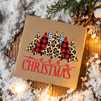 MC Leopard Plaid Tree - Christmas Cricut File - VEKTOR KRAFT