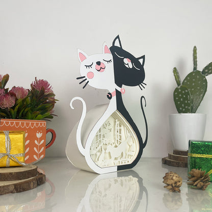 Cat & Dog Love – 3D Cat Love Box File - Cricut File - VEKTOR KRAFT