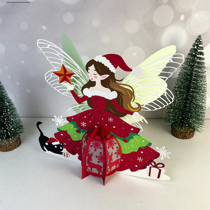 Christmas Fairy 2 – 3D Lantern SVG File for Cricut & Silhouette