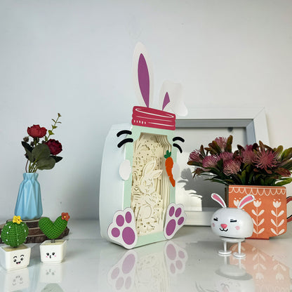 Easter – 3D Bunny Mason Jar Box File - Cricut File - VEKTOR KRAFT