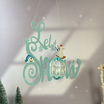 Let It Snow - 3D Christmas Lantern File - Cricut File  - VEKTOR KRAFT