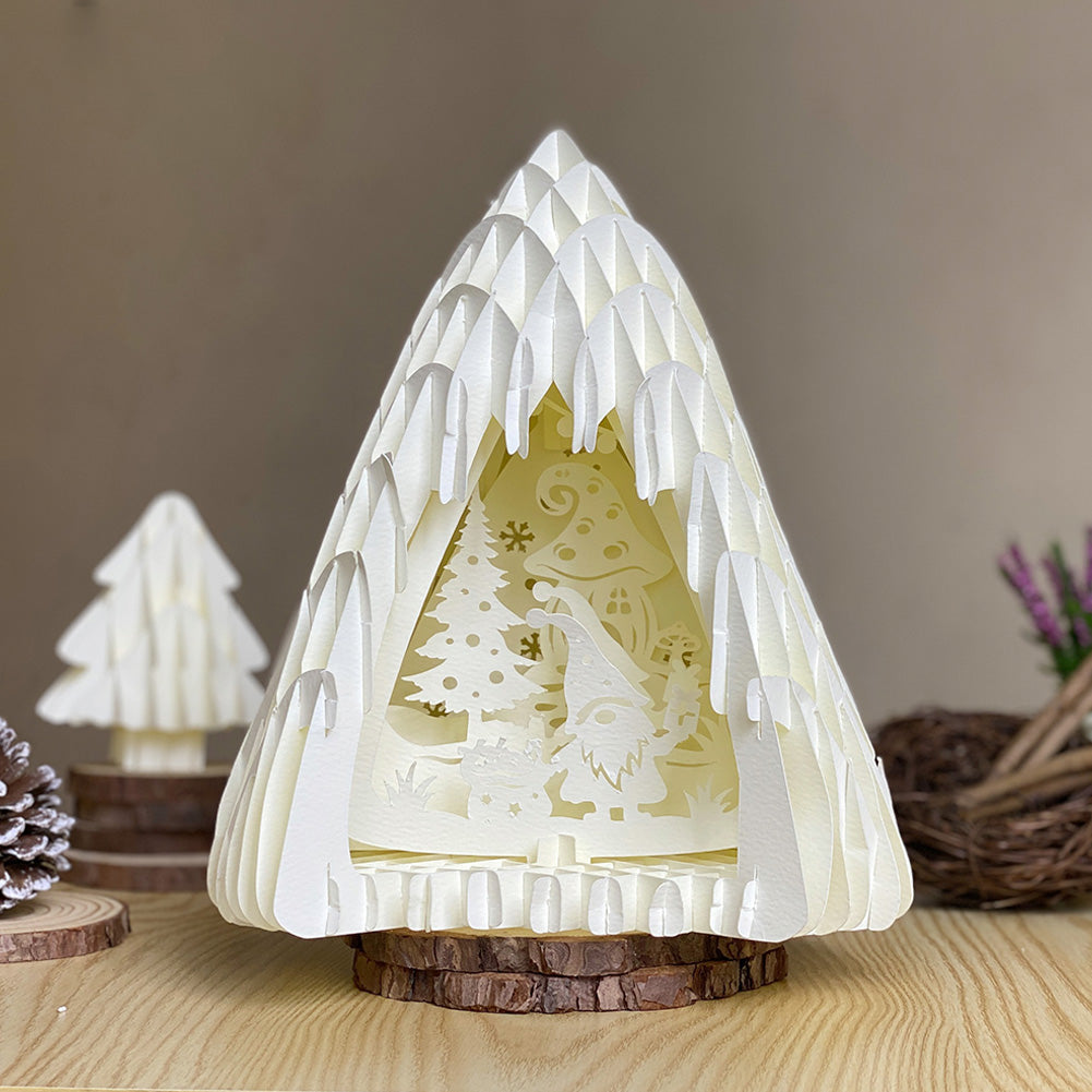 Christmas Gnome – 3D Pop-Up Card SVG File for Cricut & Silhouette