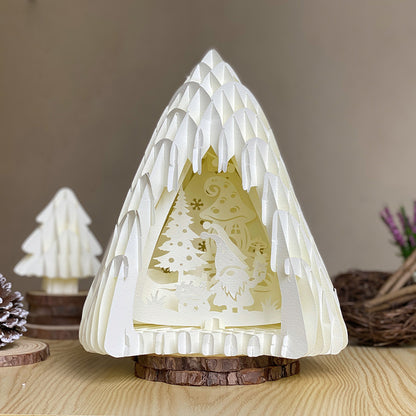 Christmas Gnome – 3D Pop-Up Card SVG File for Cricut & Silhouette