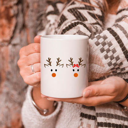 Cute Reindeer – 3D Lantern SVG File for Cricut & Silhouette