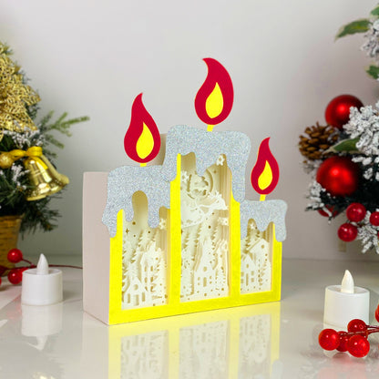 Christmas House – 3D Box SVG File for Cricut & Silhouette