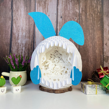 Easter Bunny – 3D Pop-Up Card SVG File for Cricut & Silhouette