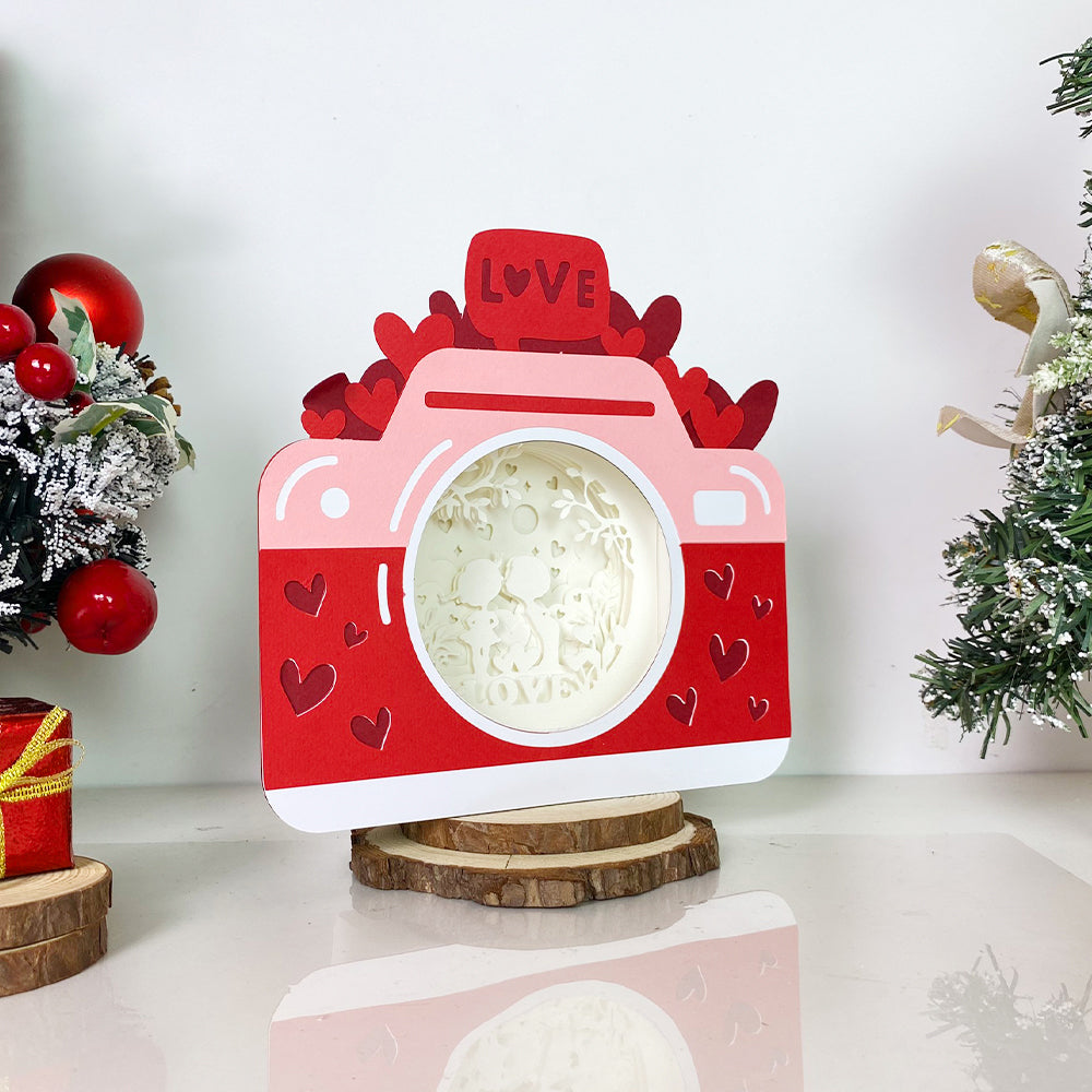 Couple Love – 3D Camera Box - Cricut File - VEKTOR KRAFT