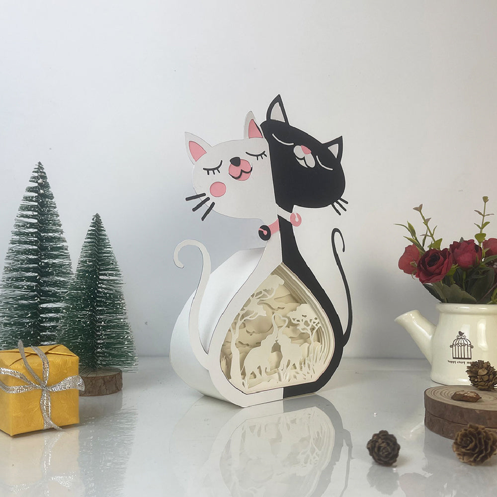 Elephant Couple – 3D Cat Love Box File - Cricut File - VEKTOR KRAFT