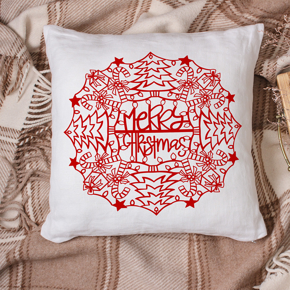 Christmas Mandala - Christmas Cricut File - VEKTOR KRAFT