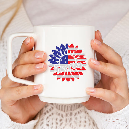 America Sunflower – 3D Lightbox SVG File for Cricut & Silhouette