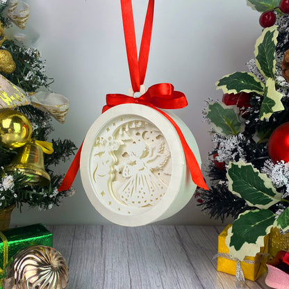 Christmas Angel – 3D Lantern SVG File for Cricut & Silhouette