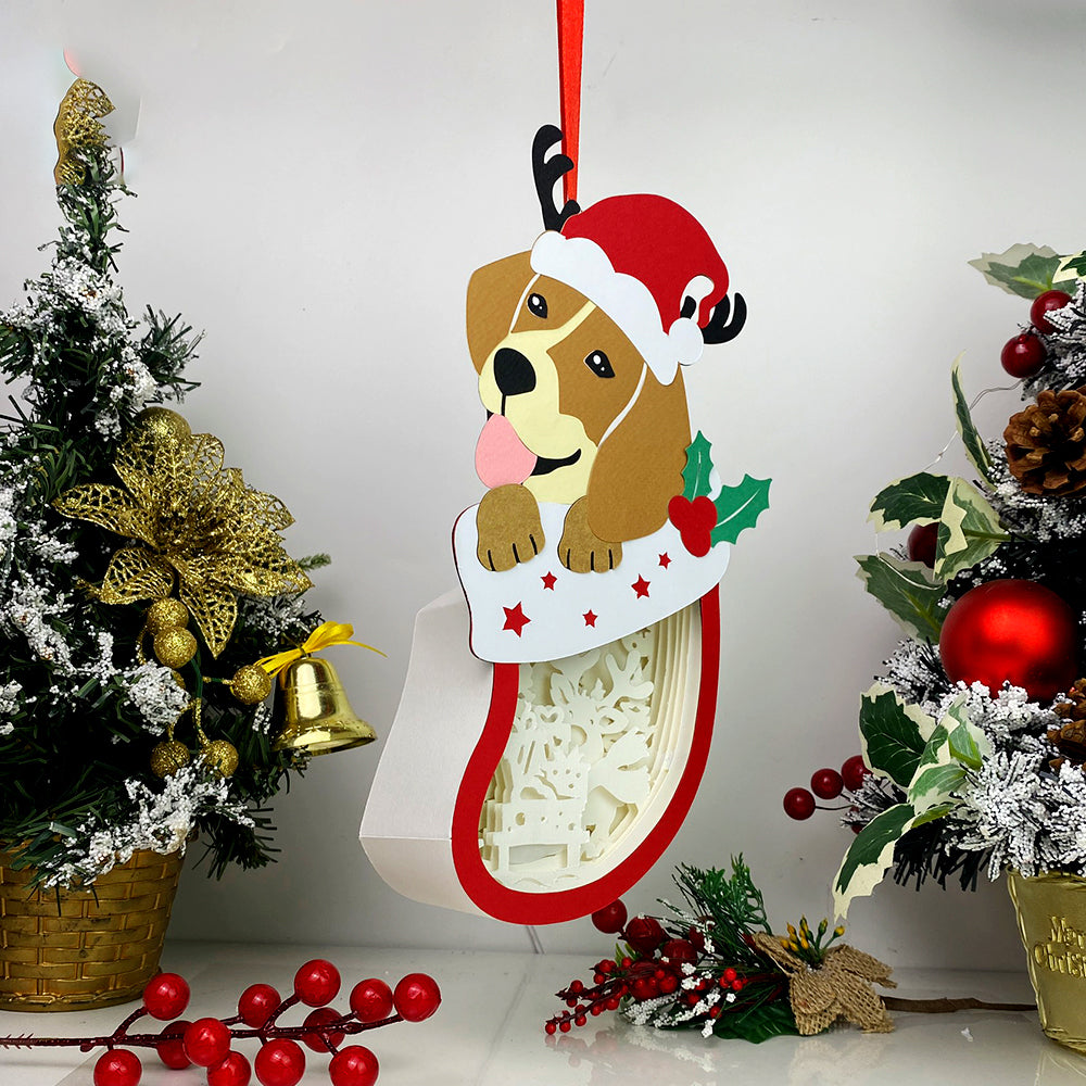Christmas Reindeer – 3D Box SVG File for Cricut & Silhouette