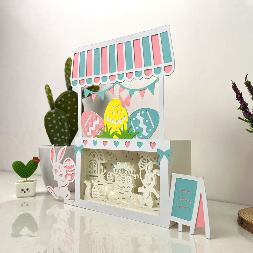 Bunny Easter – 3D Easter Shop Box File - Cricut File - VEKTOR KRAFT